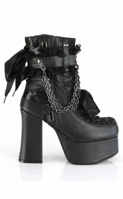 Demonia CHARADE-110 Black Lace Boots 11 Demonia CHARADE-110 Black Lace Boots