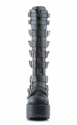 Demonia Shoes CONCORD-108 Black Boots