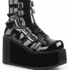 Demonia Shoes CONCORD-57 Black Patent Boots 1 Demonia Shoes CONCORD-57 Black Patent Boots