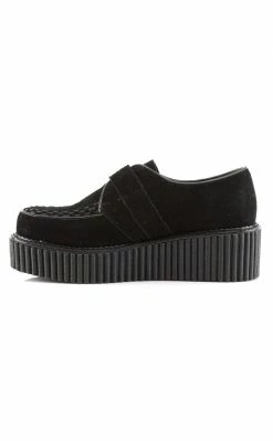Demonia CREEPER-118 Black Creepers (Last Pair: Size 11)