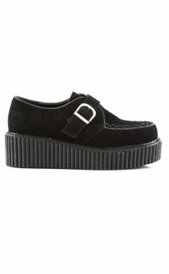 Demonia CREEPER-118 Black Creepers (Last Pair: Size 11)