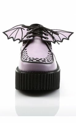 Demonia CREEPER-205 Lavender Vegan Leather Creepers