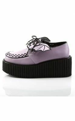 Demonia CREEPER-205 Lavender Vegan Leather Creepers