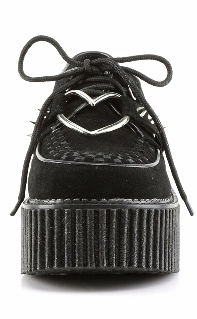 Demonia CREEPER-206 Black Creepers Shoes 4 Demonia CREEPER-206 Black Creepers Shoes
