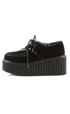 Demonia CREEPER-206 Black Creepers (Last Pair: Size 7) Shoes