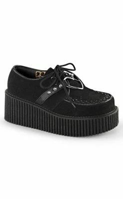Demonia CREEPER-206 Black Creepers (Last Pair: Size 7) Shoes