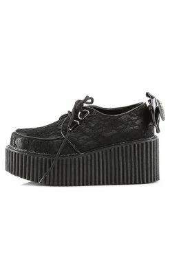 Demonia Shoes CREEPER-212 Black Creepers