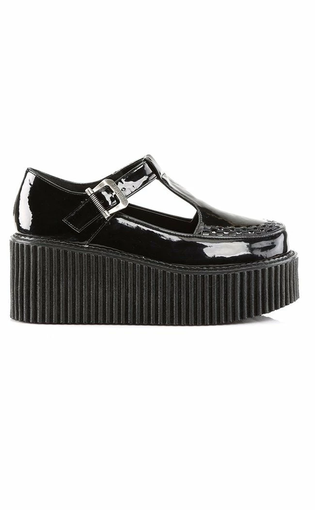 Demonia CREEPER-214 Black Patent Creepers 7 Demonia CREEPER-214 Black Patent Creepers