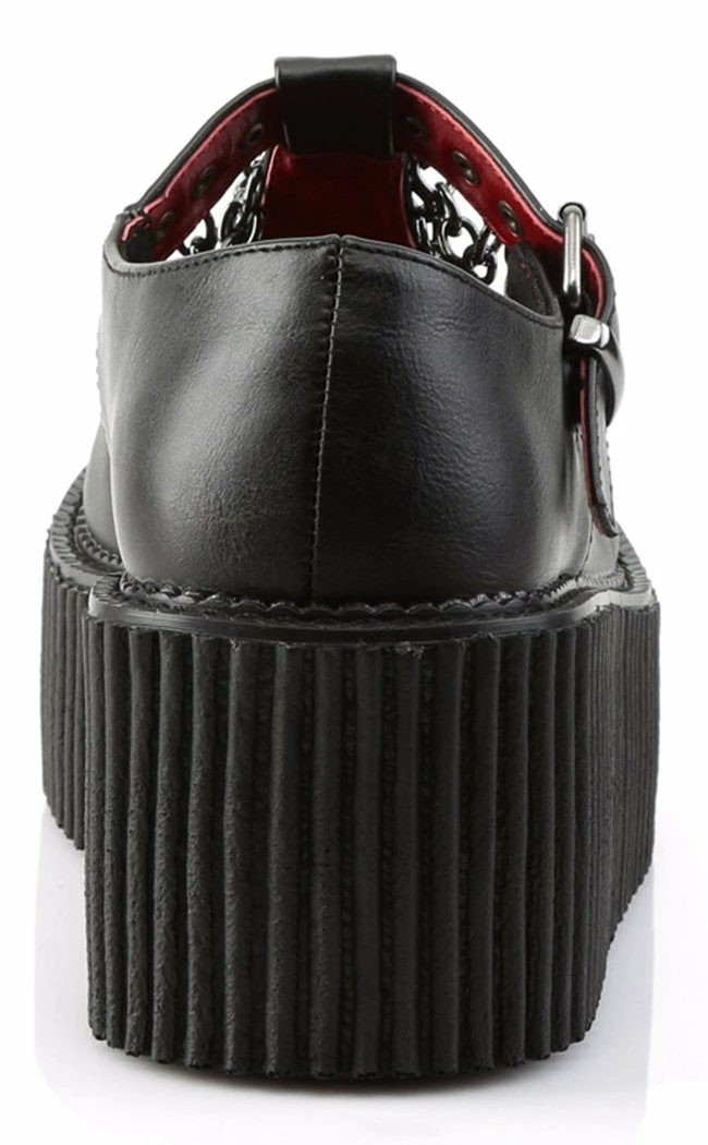 Demonia CREEPER-215 Black Creepers Shoes 6 Demonia CREEPER-215 Black Creepers Shoes