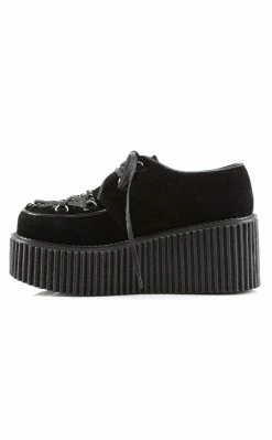 Demonia Shoes CREEPER-216 Black Creepers 9 Demonia Shoes CREEPER-216 Black Creepers