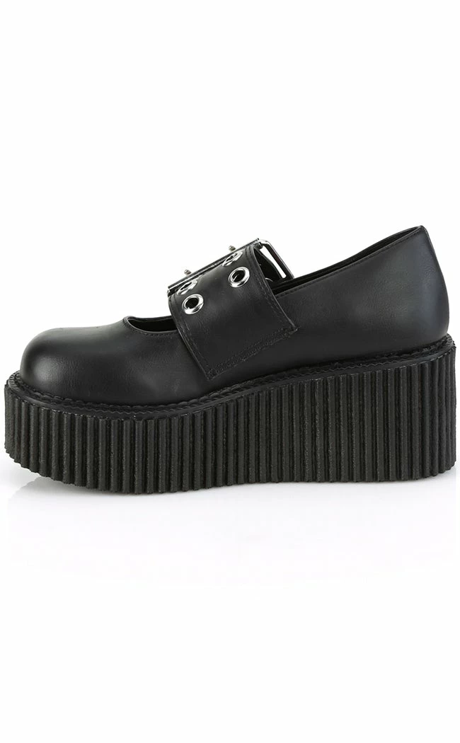 Demonia Sale CREEPER-230 Black Vegan Mary Janes (Last Pair: Size 10) 5 Demonia Sale CREEPER-230 Black Vegan Mary Janes (Last Pair: Size 10)