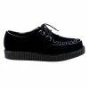 Demonia CREEPER-602S Black Suede Creepers Shoes