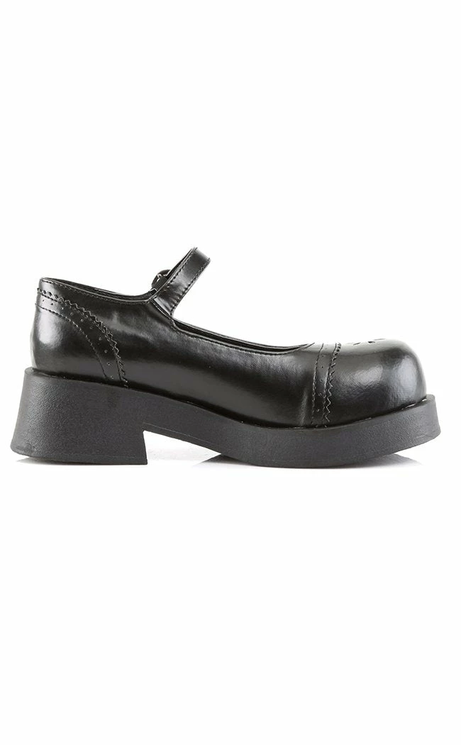 Demonia Shoes CRUX-07 Black Mary Janes 7 Demonia Shoes CRUX-07 Black Mary Janes