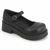 Demonia Shoes CRUX-07 Black Mary Janes 2 Demonia Shoes CRUX-07 Black Mary Janes