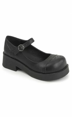 Demonia Shoes CRUX-07 Black Mary Janes
