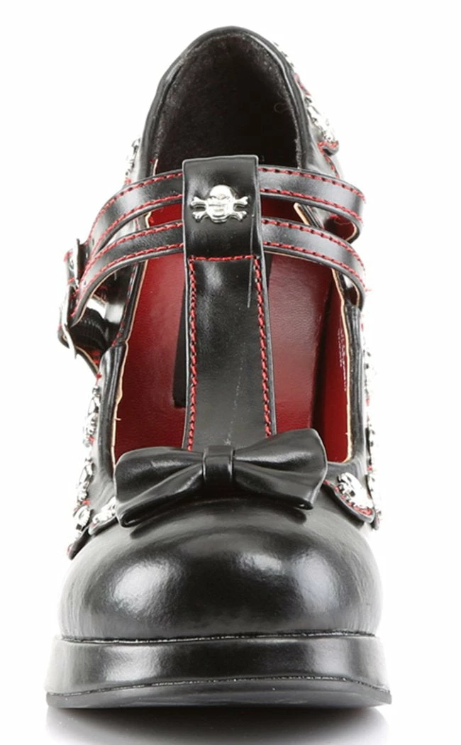 Demonia CRYPTO-06 Black Heels 4 Demonia CRYPTO-06 Black Heels