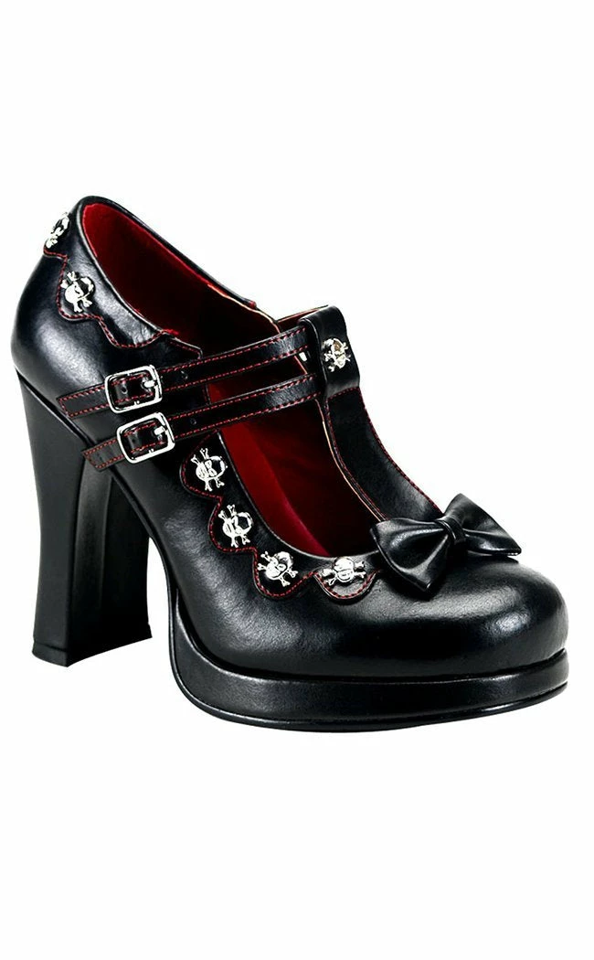 Demonia CRYPTO-06 Black Heels 3 Demonia CRYPTO-06 Black Heels
