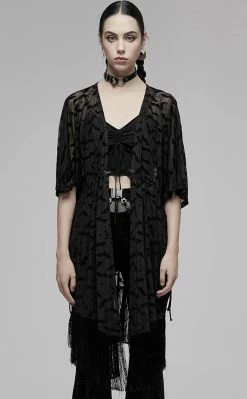 Punk Rave Carmilla Mesh Kimono