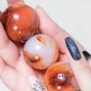 Crystals Carnelian Sphere 2 Crystals Carnelian Sphere