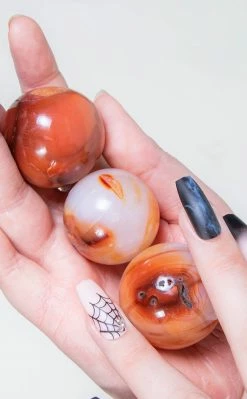 Crystals Carnelian Sphere