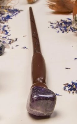 Crystals Carved Crystal Wands | Amethyst Witchcraft
