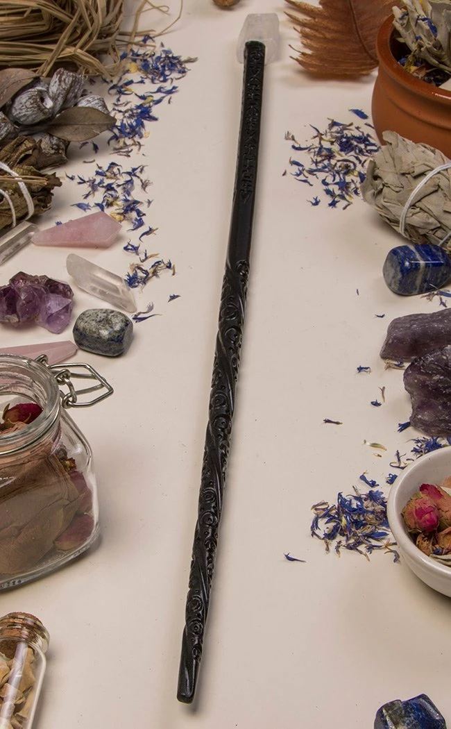 Crystals Home Decor Carved Crystal Wands | Rock Crystal 7 Crystals Home Decor Carved Crystal Wands | Rock Crystal