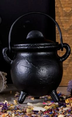 Cauldrons Cast Iron Cauldron With Lid Witchcraft