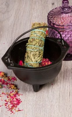 Cauldrons Home Decor Cast Iron Tripod Cauldron 7 Cauldrons Home Decor Cast Iron Tripod Cauldron