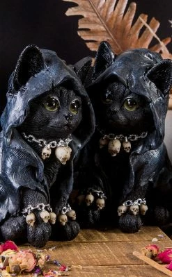 Gothic Gifts Cat Witch Statue Home & Gifts