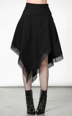 Killstar Clothing Catryna Asymmetrical Skirt