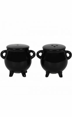 Homewares Cauldron Salt And Pepper Shakers