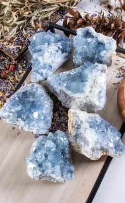 Crystals Witchcraft Celestite Clusters