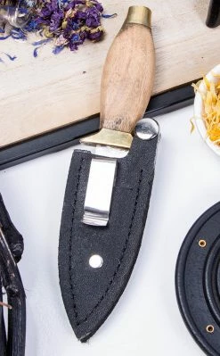 TB Ceremonial Athame With Wooden Handle Witchcraft