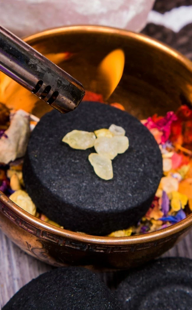 Charcoal Tablets For Resin Incense Witchcraft 5 Charcoal Tablets For Resin Incense Witchcraft