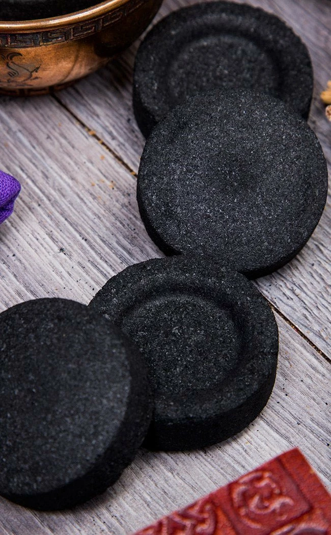 Charcoal Tablets For Resin Incense Witchcraft 6 Charcoal Tablets For Resin Incense Witchcraft