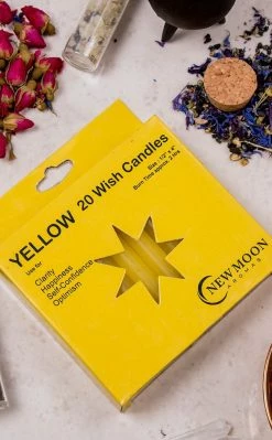 Chime Spell Candles 20 Pack - Yellow