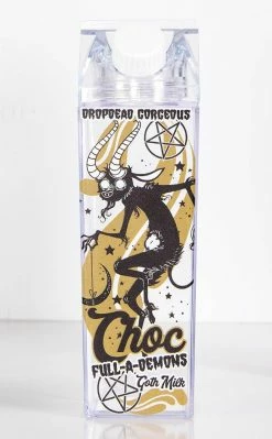 Drop Dead Gorgeous Choc Fulla Demons Milk Carton Drink Bottle Home & Gifts