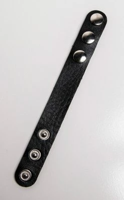 Cold Black Heart Choker Extender | Plus Size | Snap Chokers