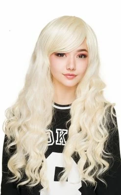Rockstar Wigs Classic Wavy Lolita Wig | Platinum Blonde Beauty
