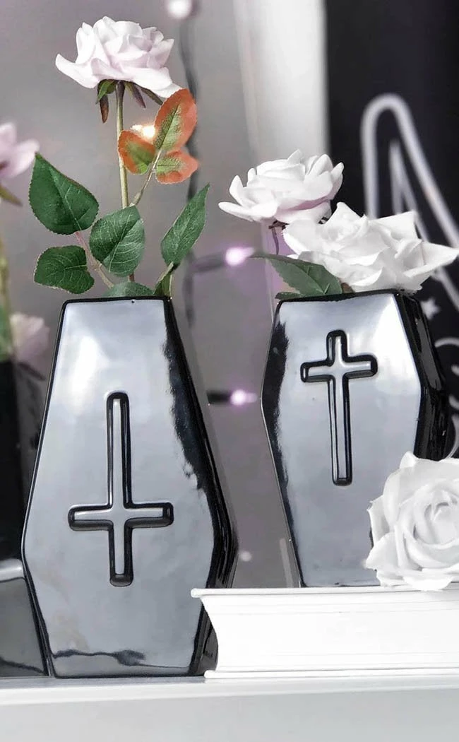 Killstar Home & Gifts Coffin Large Vase 4 Killstar Home & Gifts Coffin Large Vase