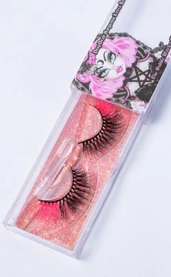 Rose Demon Colour Flare Lashes | The Bubble Witch Beauty
