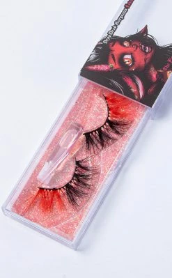 Rose Demon New Arrivals Colour Flare Lashes | The Fiery One