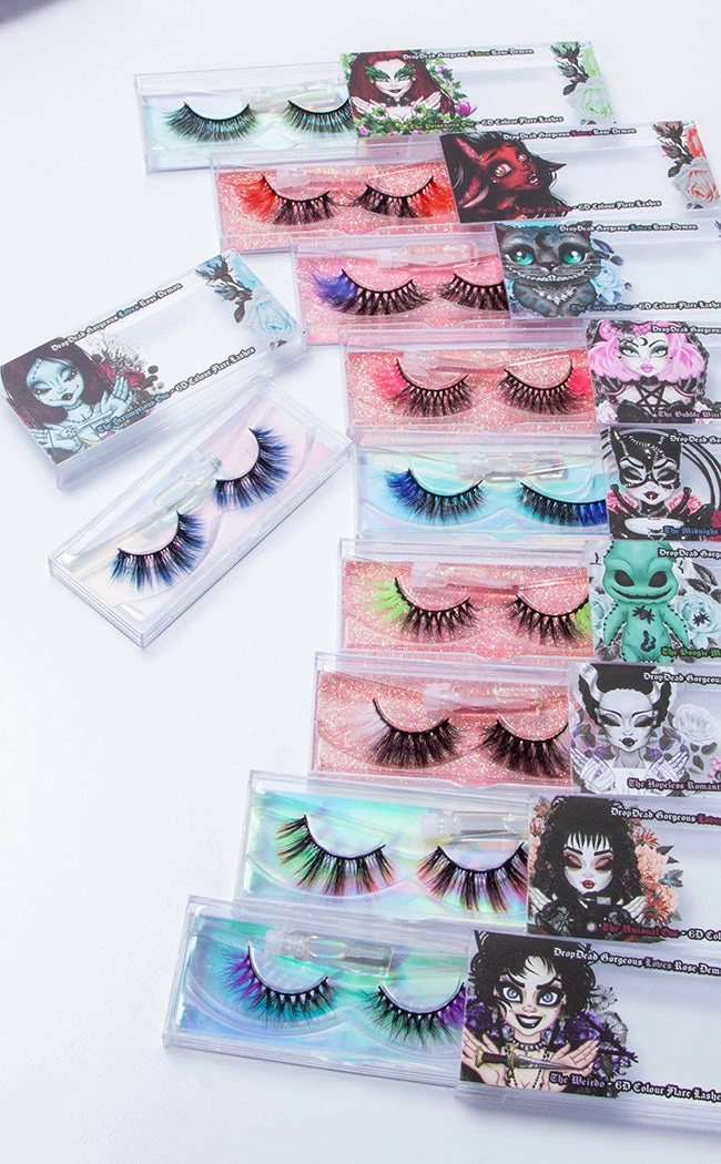 Rose Demon Colour Flare Lashes | The Scrumptious One 5 Rose Demon Colour Flare Lashes | The Scrumptious One