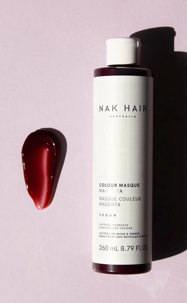 NAK Beauty Colour Masque Magenta | Mulberry Red Coloured Conditioner 3 NAK Beauty Colour Masque Magenta | Mulberry Red Coloured Conditioner