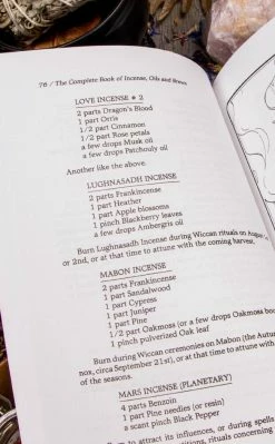 Occult Books Complete Book Of Incense Oils And Brews Witchcraft