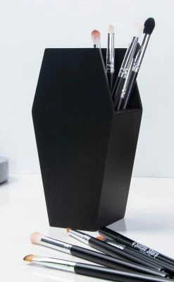 The Haunted Mansion Home & Gifts Contour Catacomb Coffin Brush Holder