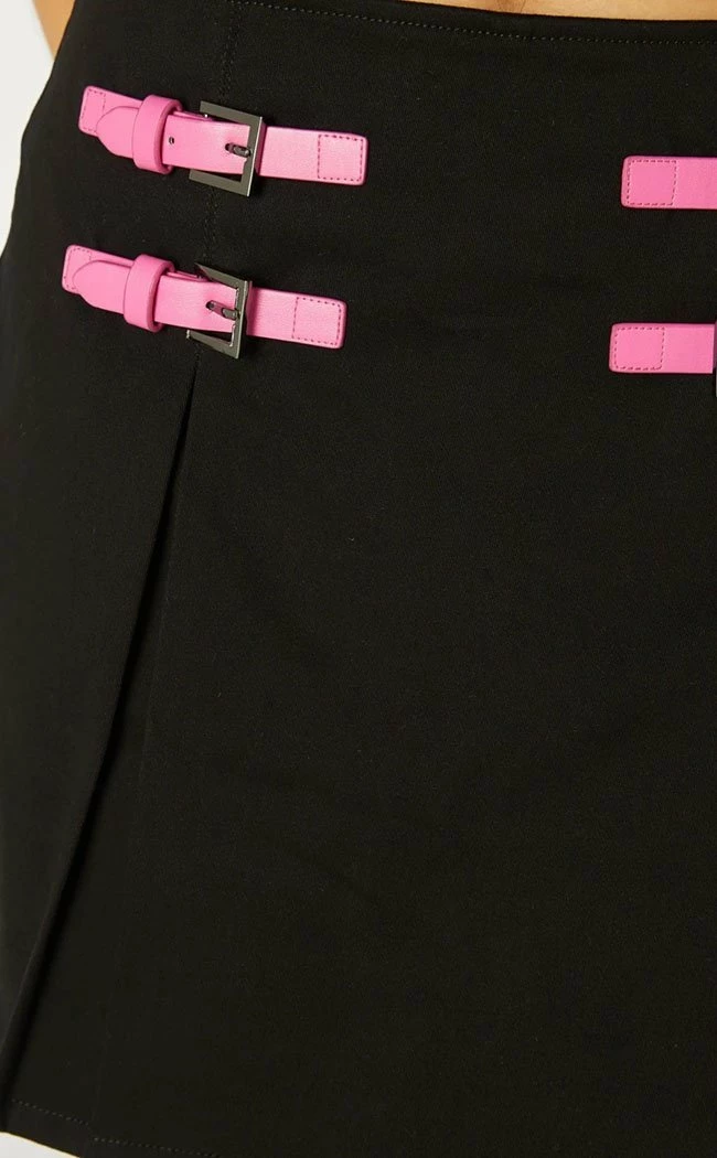 Black Friday Contrast Stitch Goth Skort 8 Black Friday Contrast Stitch Goth Skort