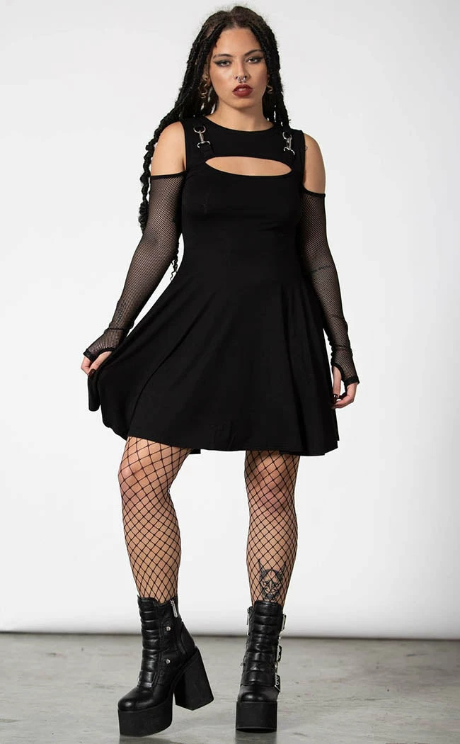 Killstar Corin Long Sleeve Dress 4 Killstar Corin Long Sleeve Dress
