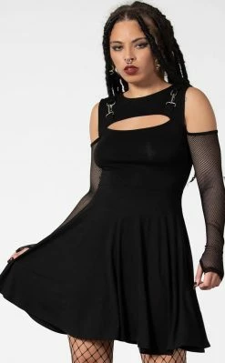 Killstar Corin Long Sleeve Dress