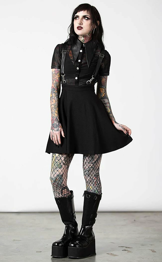 Killstar Cosmic Katy Suspender Dress 3 Killstar Cosmic Katy Suspender Dress